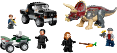 Lego Emboscada en Furgoneta del Triceratops jurassic world en internet