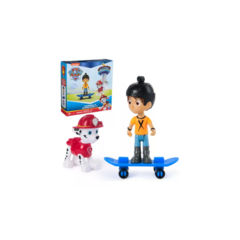 PAW Patrol Figuras Marshall + Daring Danny X con Skate