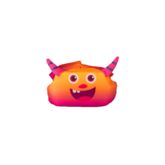 Flotador Monster naranja - mibi