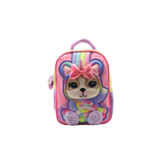 MOCHILA SIMONES MOÑO UNICORNIO 12" ESPALDA - CRESKO - comprar online