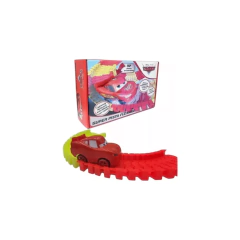 Super Pista Flexible Cars 112 Piezas Encastre Luminosa - Faydi