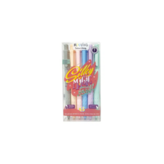 Coloring Lapicera x6 Pastel Retractil Silky Magic - Mooving - comprar online