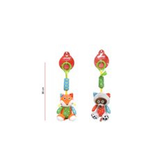 ANIMALITOS COLGANTES CON CASCABEL 30CM - phi phi toys - comprar online