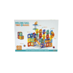 Rolling Ball, Tube & Blocks 125 Piezas - ditoys