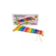Xilofón Arcoiris 15 Notas Infantil Madera