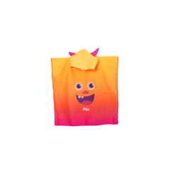 Poncho Monster naranja - mibi