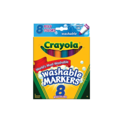 Marcadores lavables de trazo ancho washable markers - Crayola - comprar online