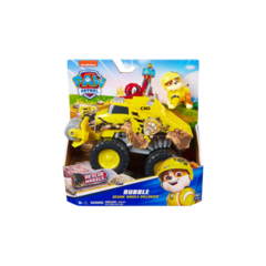 Paw Patrol Rescue Wheels Rubble's Bulldozer Con Figura
