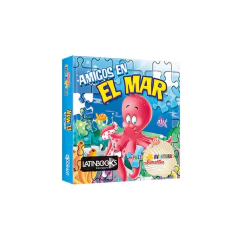 libro + puzzle amigos en el mar