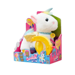 Peluche Mascota unicornio Con Correa De Paseo Sprint Mágico