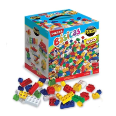 Kit Piezas Básicas 400 Rasti Ladrillos Bloques Para Armar