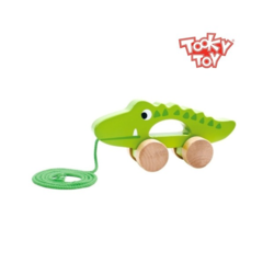COCODRILO DE ARRASTRE DE MADERA - TOOKY TOY