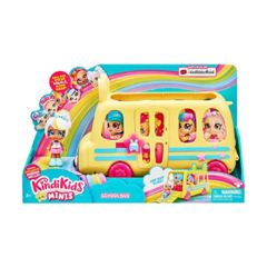 Kindi Kids Mini - Figura coleccionable de autobús escolar