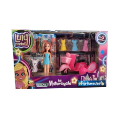 MUÑECA MOTO Y ACCS LULY POCKET - ditoys