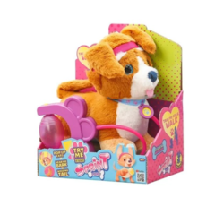 Peluche Mascota perro Con Correa De Paseo Sprint Mágico