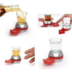 Set Juego De Ruleta Shot Spinner Drinking Previa + Chupito - shot spinner spin the shot - comprar online