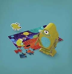 Puzzle 48 piezas en caja de con forma de Alien - Crocodile Creek - comprar online