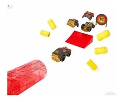 boom city racers - Sonido Y Luz, Auto, Rampa, Lanzador, Barril en internet