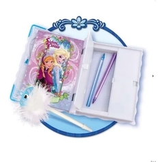 Diario Mágico Disney Frozen Luz Y Sonido Ditoys - comprar online