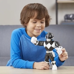 Mega Mighties Power Ranger negro articulado - hasbro - comprar online