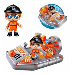 Figura Lancha Rescate - Pinypon Action - Juguetería Pekita's