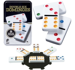 DOMINO COLOR EN LATA SPIN MASTER - dominoes - comprar online