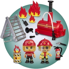 Pinypon Action Bomba De Agua Y 2 Bomberos - comprar online