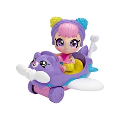 Kindi Kids Mini Muñeca Básica 8 Cm Con Vehículo Original - comprar online