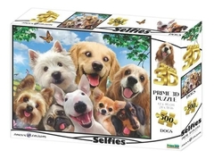 puzzle 500 piezas selfie perros en internet