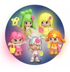 Pinypon Cabeza Valija Neón Party 5 Figuras en internet