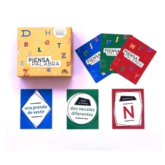 Piensa Palabra - juego de cartas - comprar online