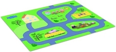 Peppa Pig Alfombra De Fieltro Suave De 80 X 70 Con Vehículo - comprar online
