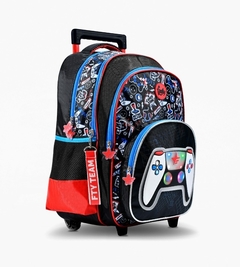 MOCHILA CARRO LED 18" FOOTY JOYSTICK COLOR ROJO en internet