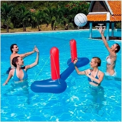 Red Voley Inflable Pileta + Pelota 244 X 64 - Bestway en internet