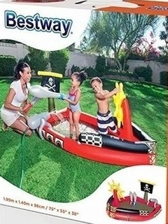 Pileta Inflable Infantil Barco Pirata 190 X 140 X 96 Cm - bestway en internet