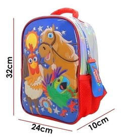 Mochila Infantil Con Música La Granja De Zenón - Cresko - Juguetería Pekita's