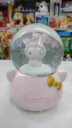 Imagen de Bola De Nieve Cristal unicornio o kitty Con Luz y sonido