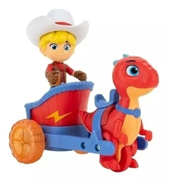 DINO RANCH FIGURA CON VEHICULO Y DINO - wabro en internet