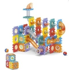 Rolling Ball, Tube & Blocks 125 Piezas - ditoys en internet