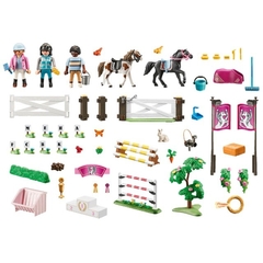 PLAYMOBIL Torneo de Equitación con 188 piezas - tienda online