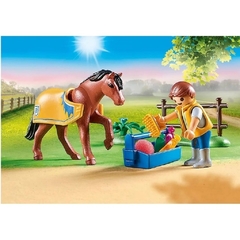 Playmobil Figura Con Pony Coleccionable Galés - Juguetería Pekita's