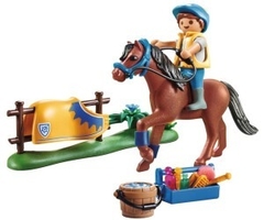 Playmobil Figura Con Pony Coleccionable Galés - comprar online