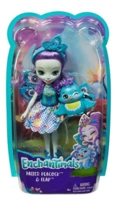Enchantimals Patter Peacock Y Pavorreal Flap - mattel - comprar online