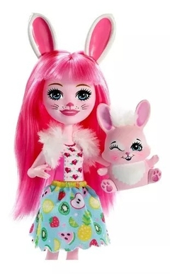MUÑECA ENCHANTIMALS Bree Bunny Con Conejo Twist - MATTEL en internet