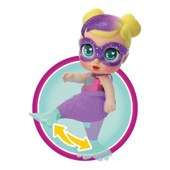MINI MUÑECA SUPER CUTE SIRENA X2 CON MAMADERA SOFI Y SISI - Juguetería Pekita's