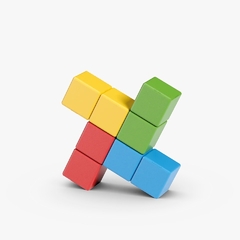 cubo mágico 8 piezas para crear - tienda online