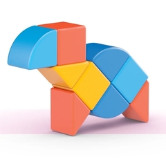 cubo mágico 9 piezas para crear - comprar online