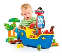 BLOQUES MOLTO BARCO PIRATA 30 piezas - comprar online