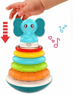 Anillos musicales apilables con luz - huanger en internet
