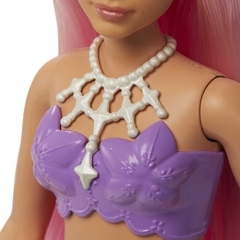 Muñeca Barbie Sirena Pelo rosa - mattel en internet